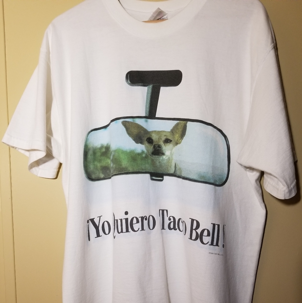 SOLD💥98 Taco Bell TV promo tee